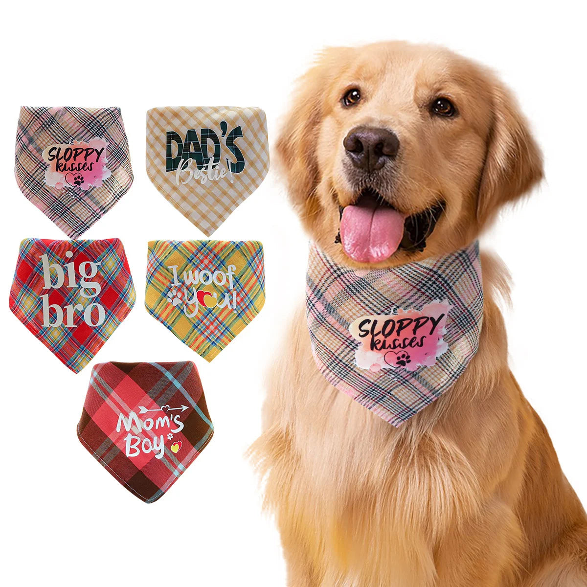 Festival Dog Bandana with Tassels