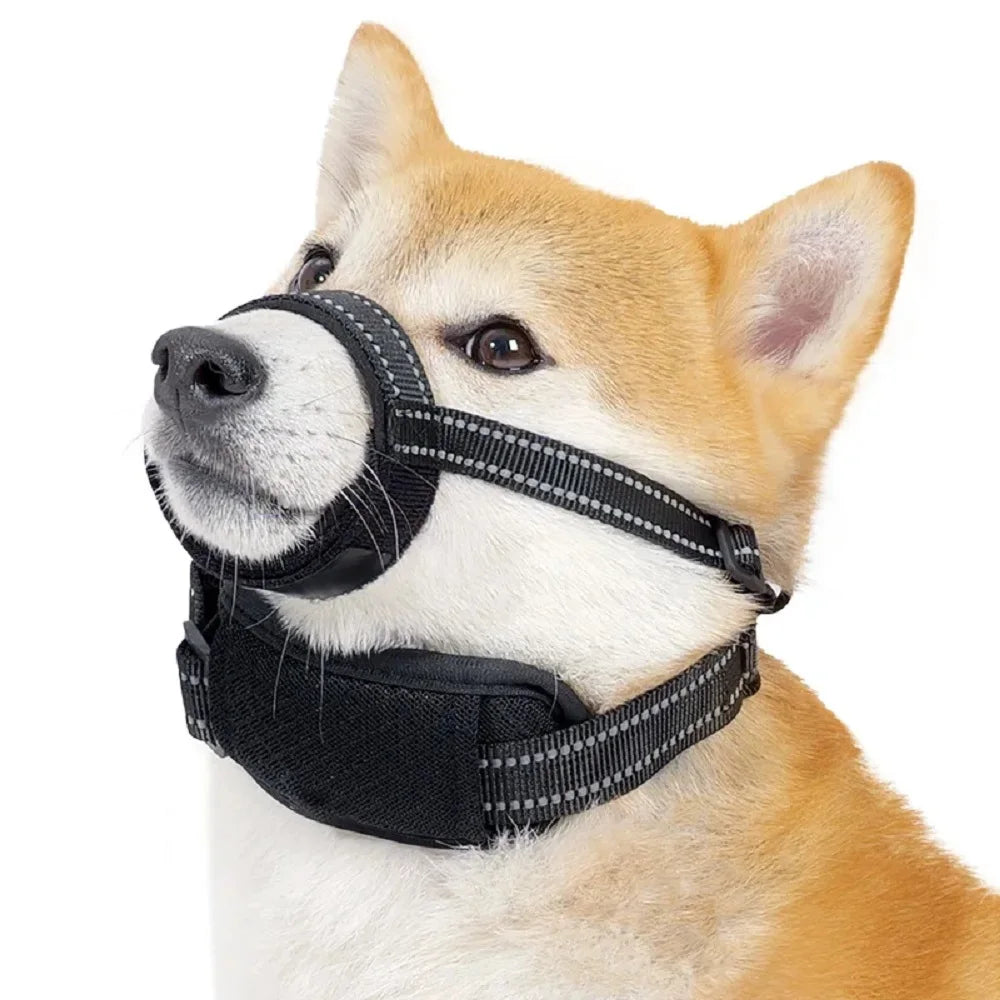 Dog Daily Necessities Bite Prevention Barking Prevention Muzzle Leash Compatible Outdoor Dog Walking
