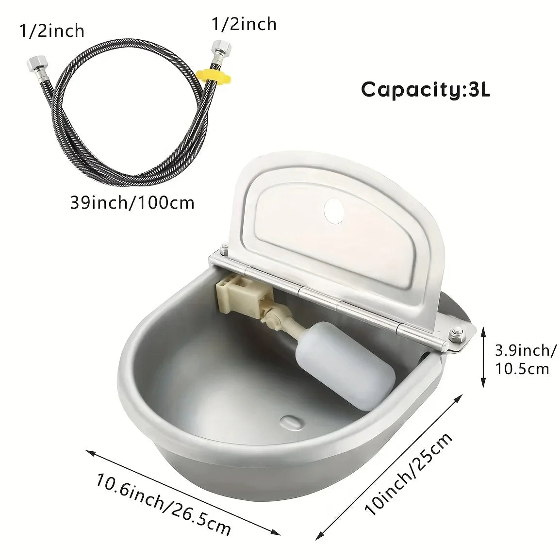 Automatic Pet Water Dispenser Bowl