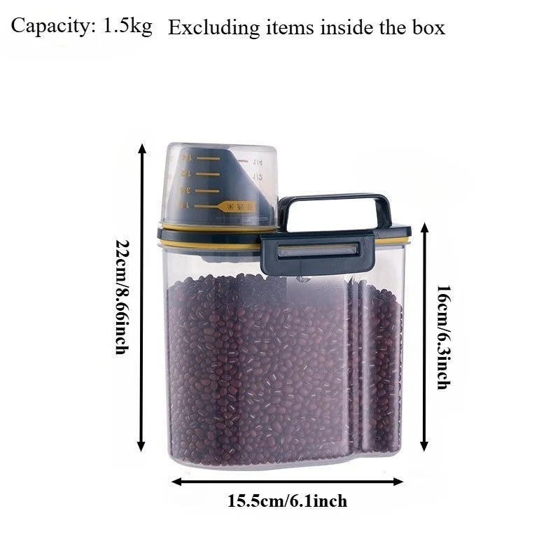 Premium Pet Food Storage Container with Airtight Seal - Durable, Large Capacity, Easy Clean & Stylish Design for Dogs