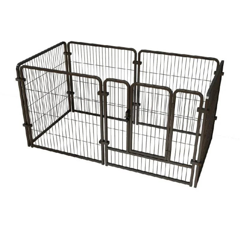 4/6 Panels Dog Fence Playpen Foldable Puppy Exercise Kennel Teddy Dog