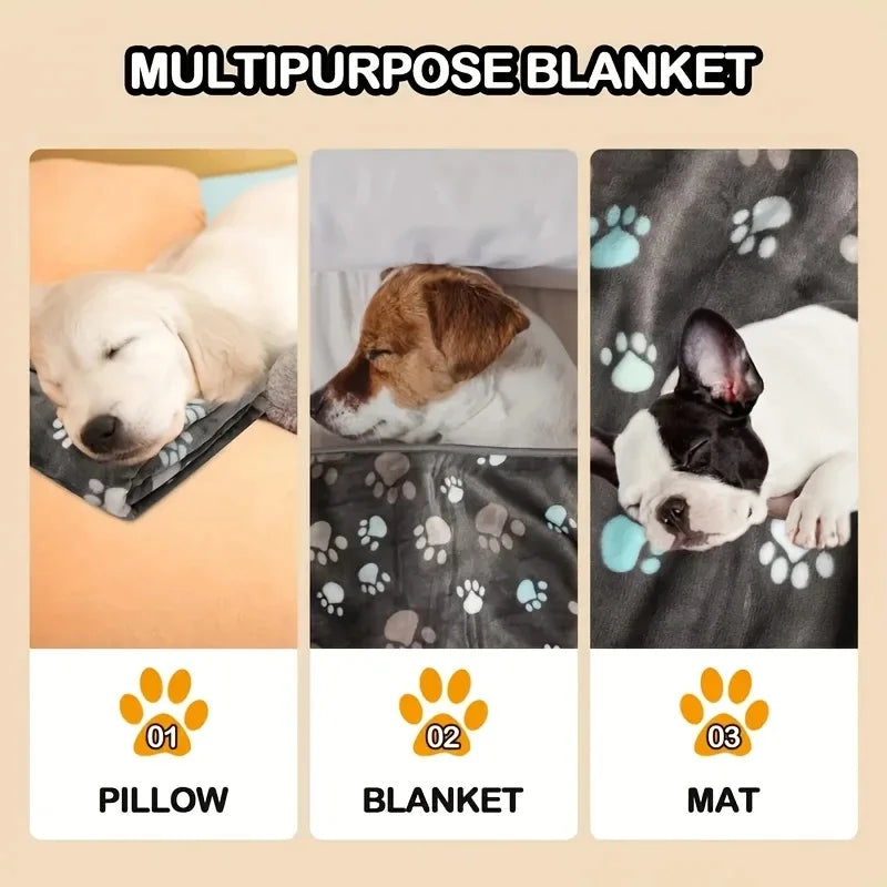Paw Print Pet Blankets