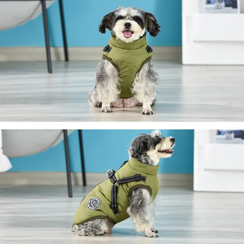 Winter Warm Dog Jacket Waterproof Dog Coat