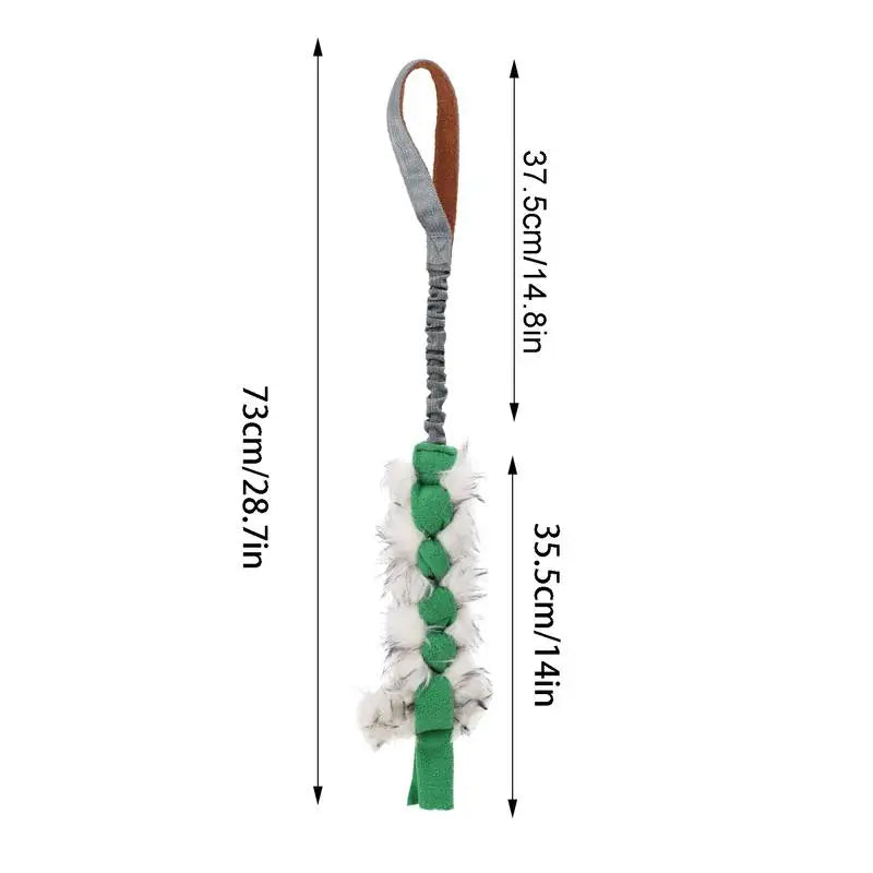 Dog Toy Rope Fun Squeaky Dog Chew Toys Pet Supplies Puppy Rope Toy with Elastic Drawstring