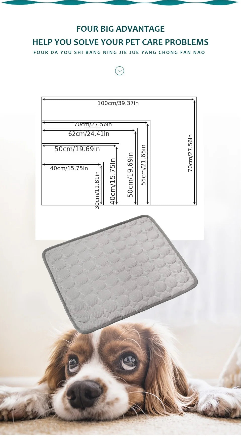 Pet Cooling Mat for Dogs