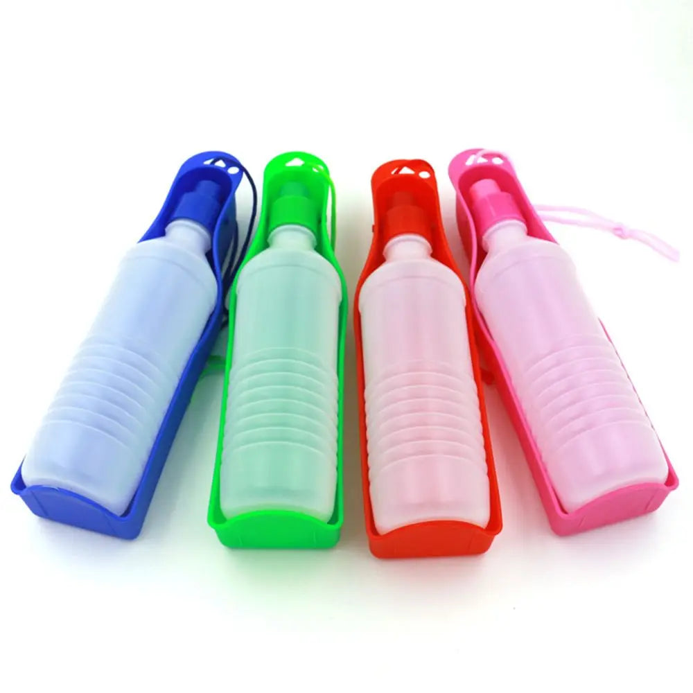 Portable Pet Dog Water Bottle Travel Cup Outdoor Feeder Dispenser