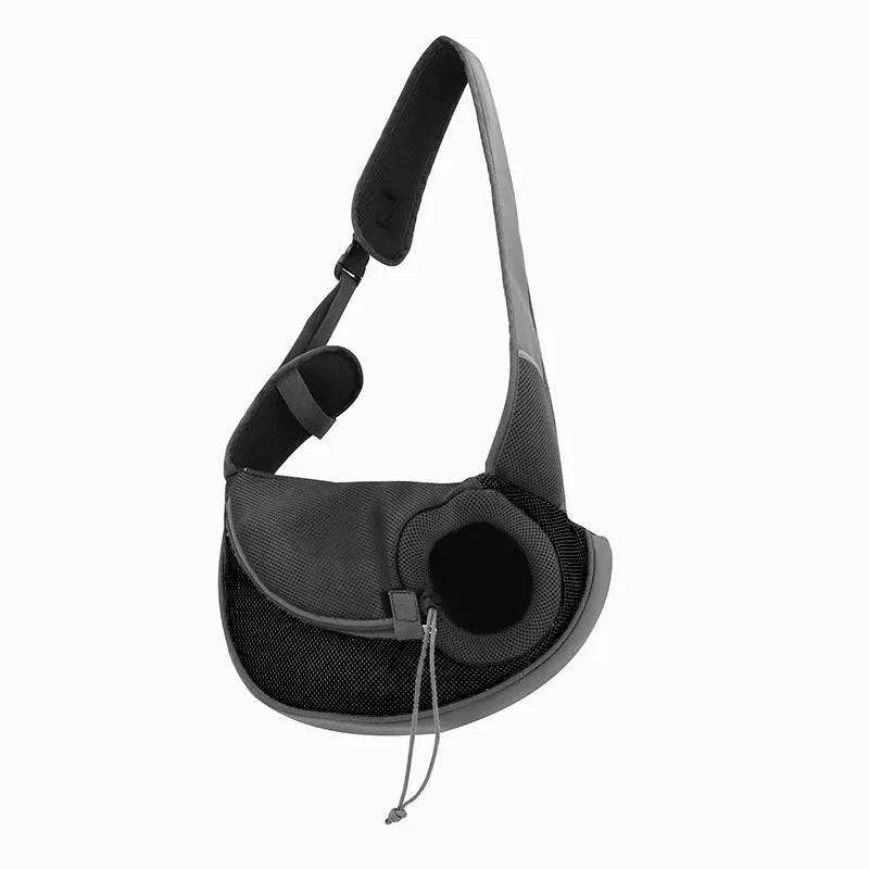 Portable Crossbody Dog Bag Small Pet Backpack for Going out Mesh Breathable