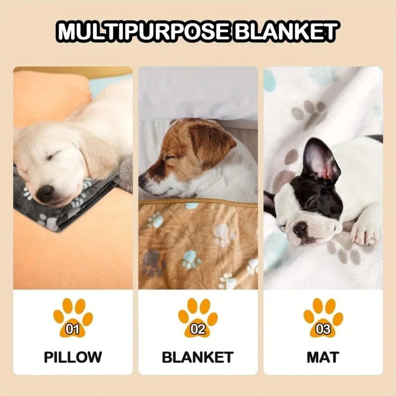Paw Print Pet Blankets