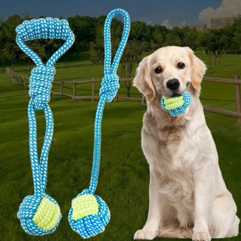 Cotton Rope Dog Toy Ball
