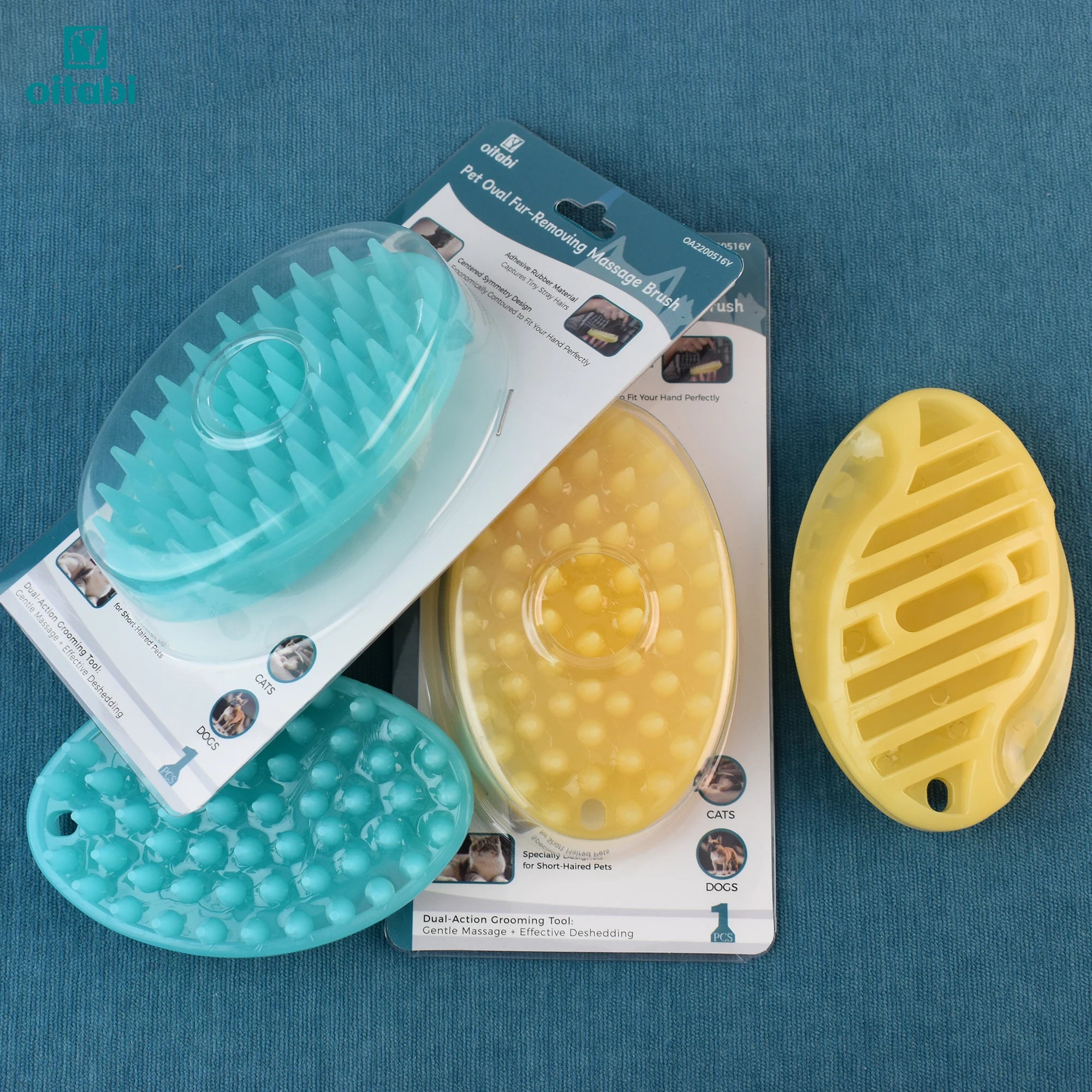 Soft Rubber Pet Brush