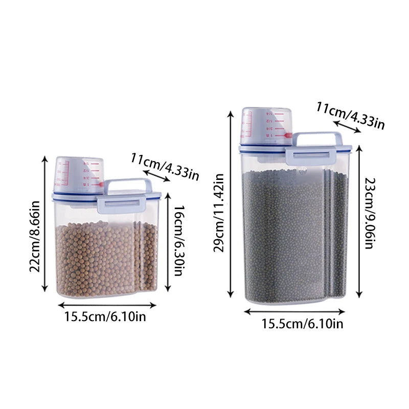Premium Pet Food Storage Container with Airtight Seal - Durable, Large Capacity, Easy Clean & Stylish Design for Dogs