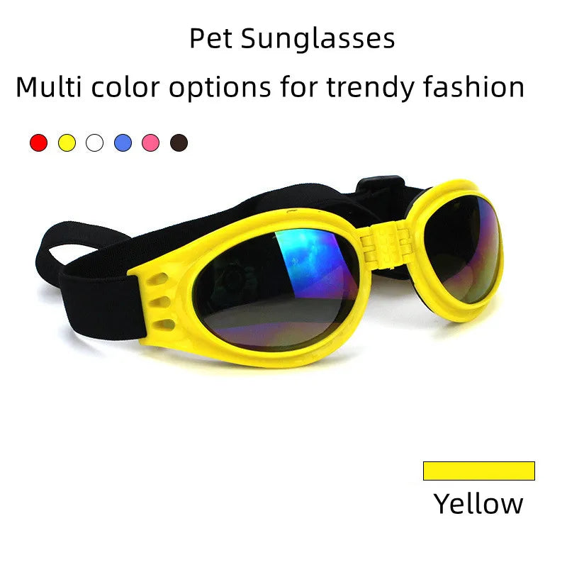 Dog Sunglasses Dog Goggles UV Wind Dust Fog Protection Pet Glasses Eye Wear