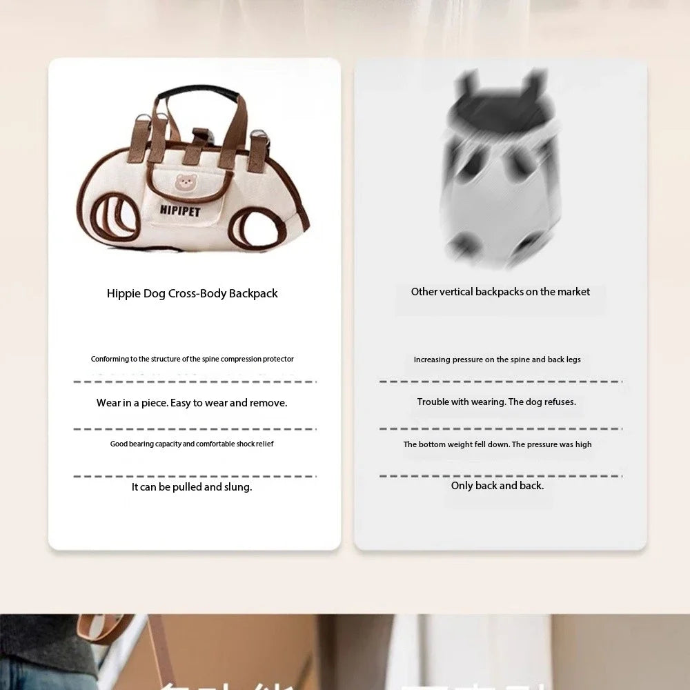 Pet Sling Carrier with Harness