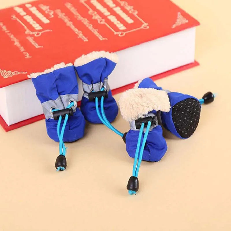 Waterproof Winter Dog Boots Set