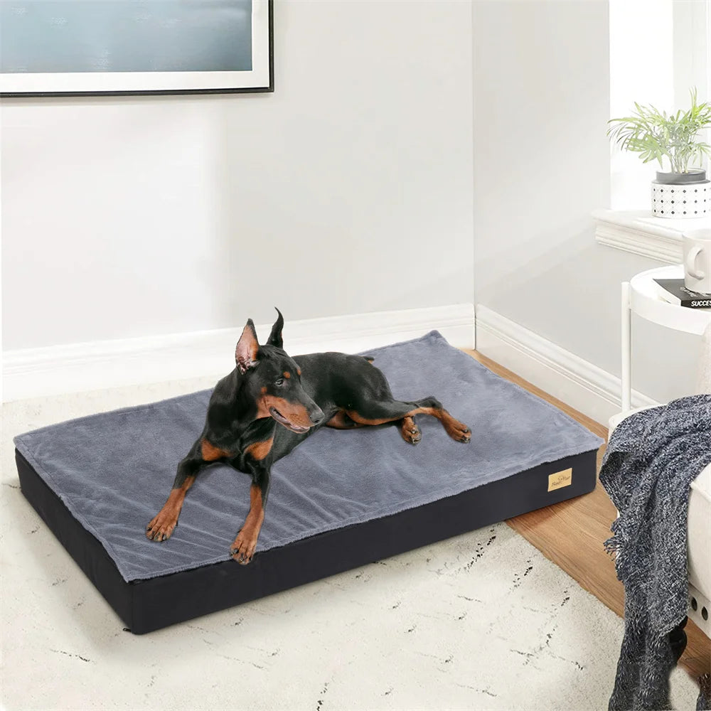 Large Orthopaedic 2 In 1 Pet Dog Bed Waterproof Cushion Pet Mattress