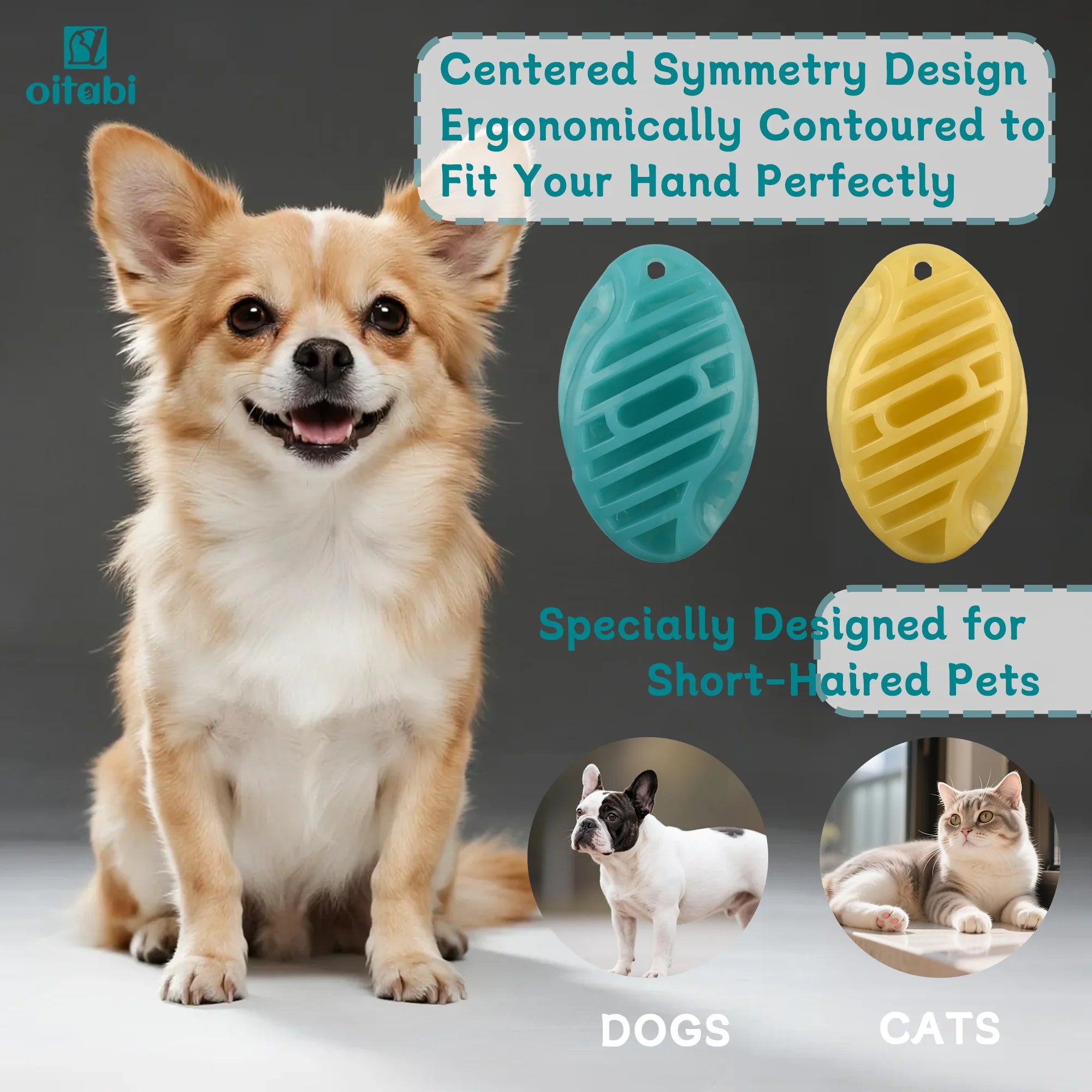 Soft Rubber Pet Brush