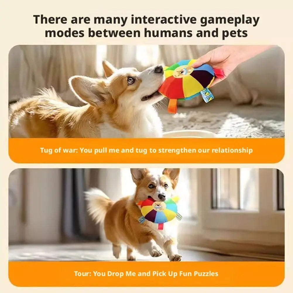 Dog Toy Makes Sound Interactive Dog Toys Durable and Chew-resistant for Stress Relief