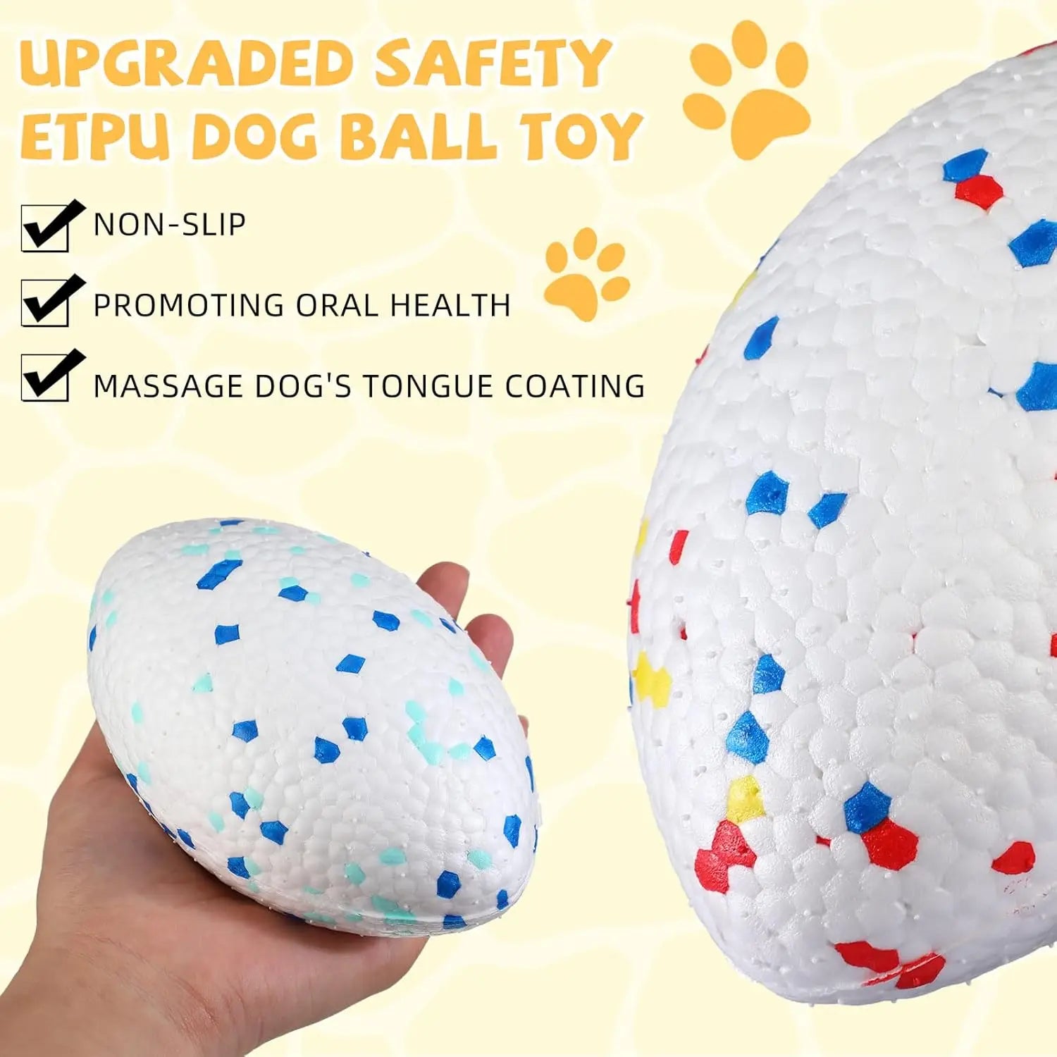 Dog Ball for Aggressive Chewers Tough Large Indestructible
