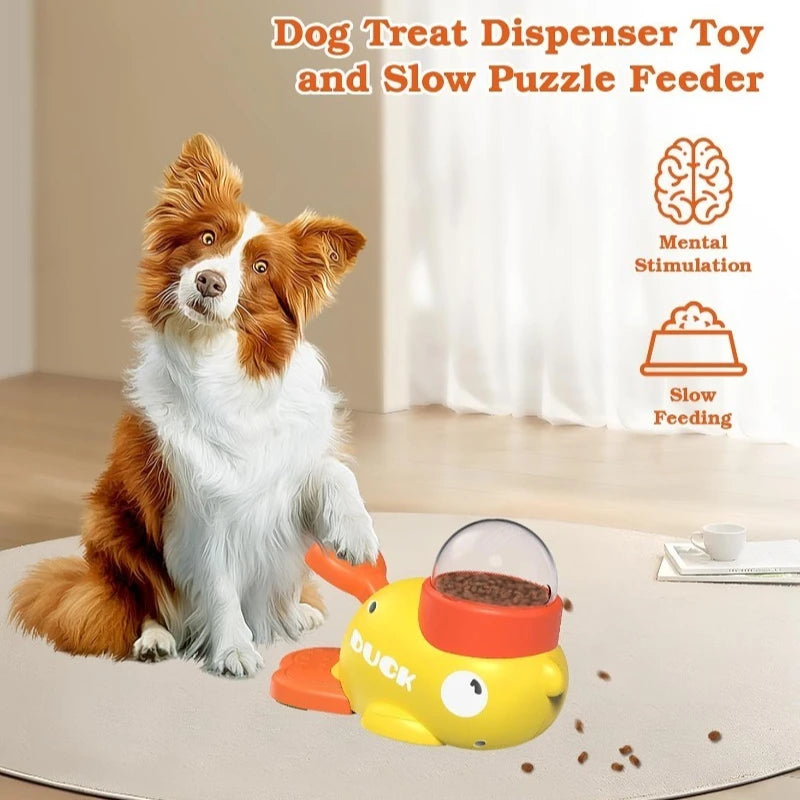 Interactive Duck Treat Dispenser Toy