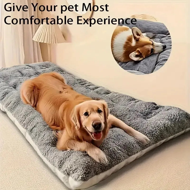 Thick Fleece Dog Bed Mat