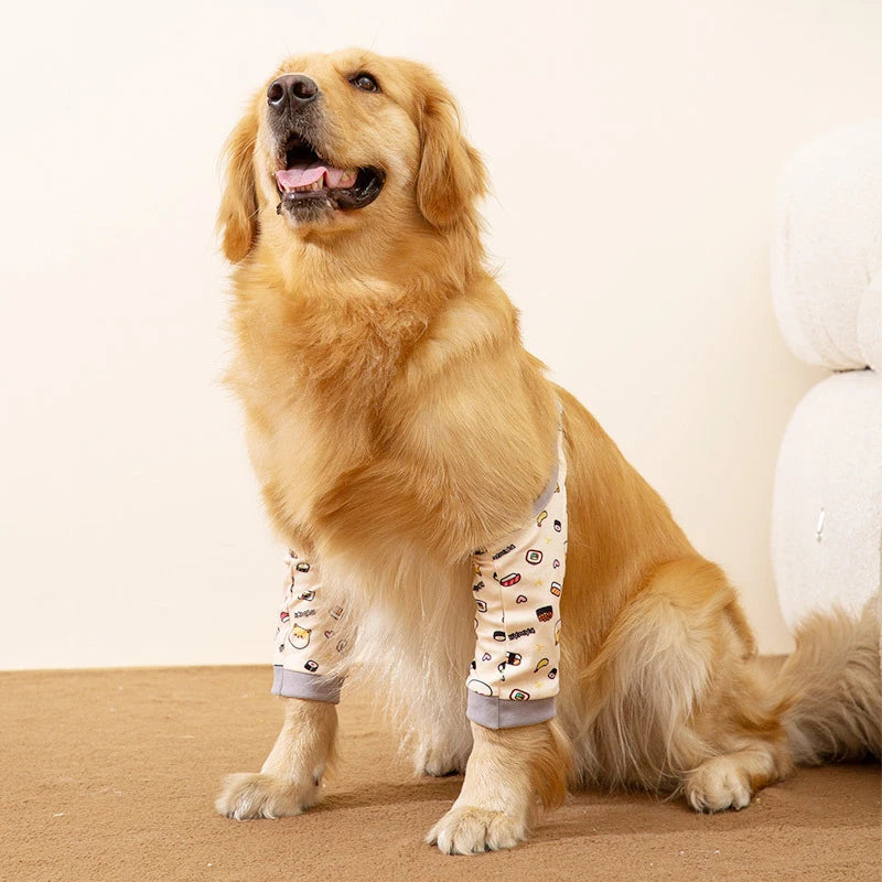 Large And Medium-Sized Dog Pet Knee Guards Anti-Dirt And Anti-Gray Clothing