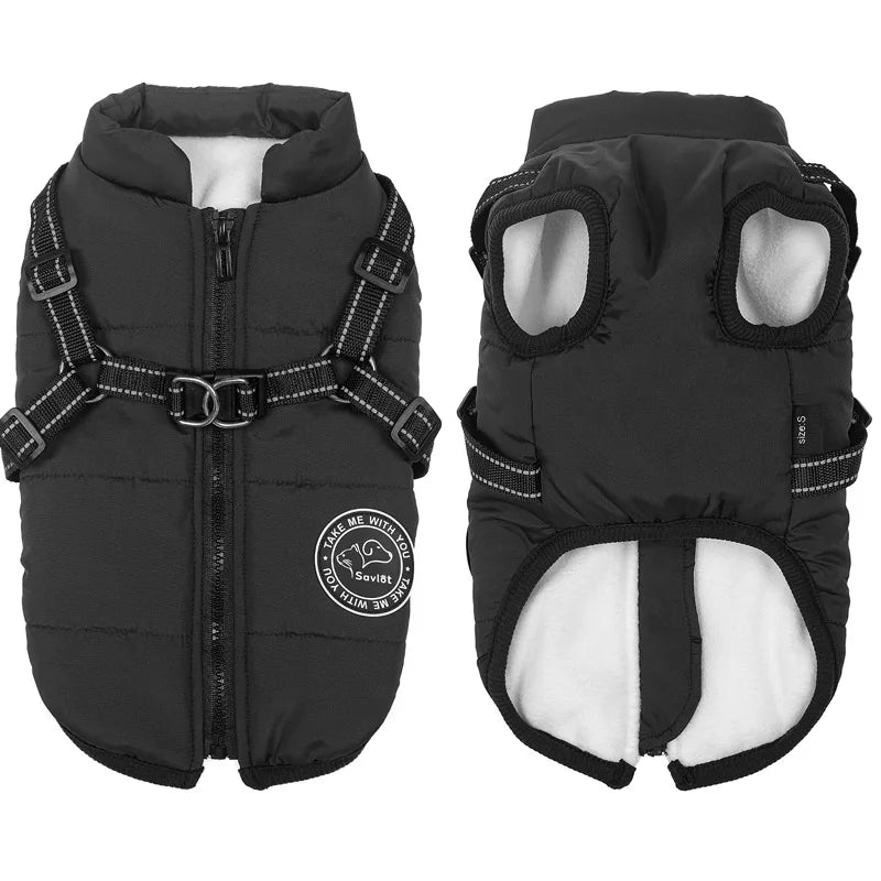 Winter Warm Dog Jacket Waterproof Dog Coat