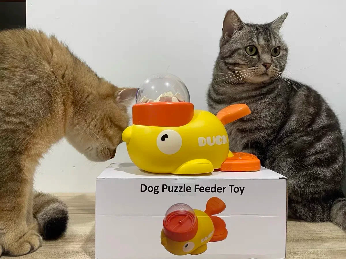 Interactive Duck Treat Dispenser Toy