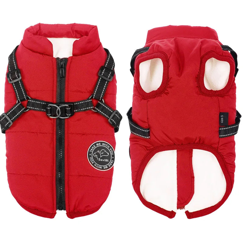 Winter Warm Dog Jacket Waterproof Dog Coat