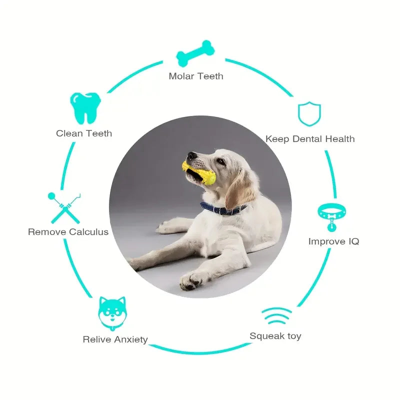 Dog Dental Chew Toothbrush Toy