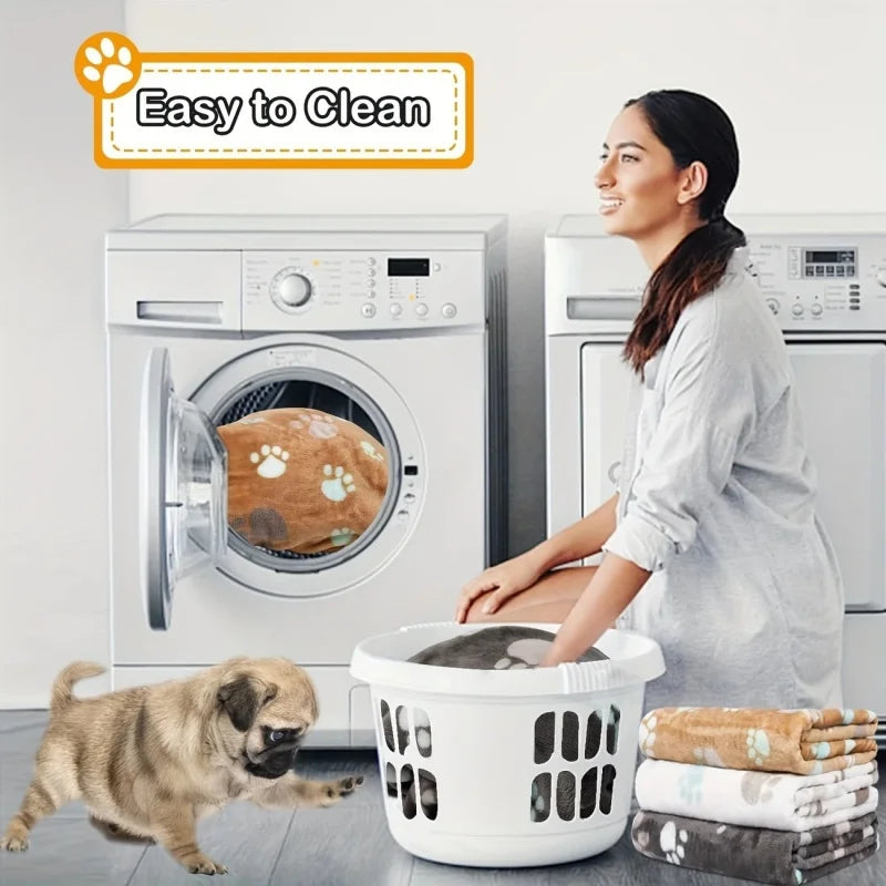 Paw Print Pet Blankets