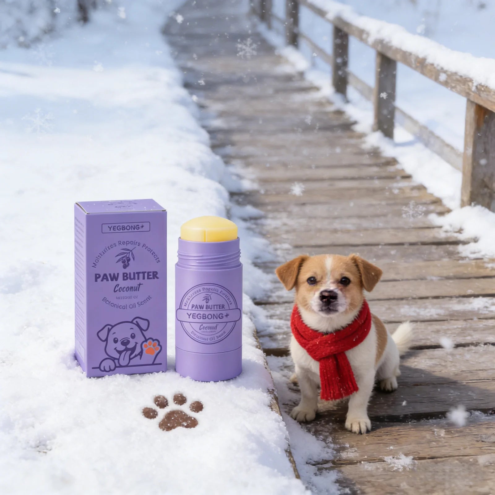 YEGBONG Paw Care Cream for Dogs Deep Moisturizing Improve Drying Not Slipping Coconut Oil