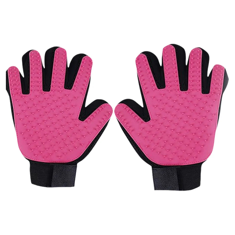 5-in-1 Pet Grooming Gloves