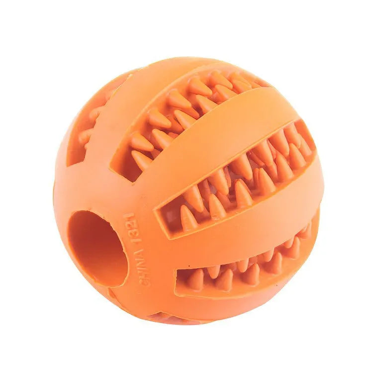 Dog Toy Ball, Nontoxic Bite Resistant Toy Ball for Pet Dogs Food Treat Feeder
