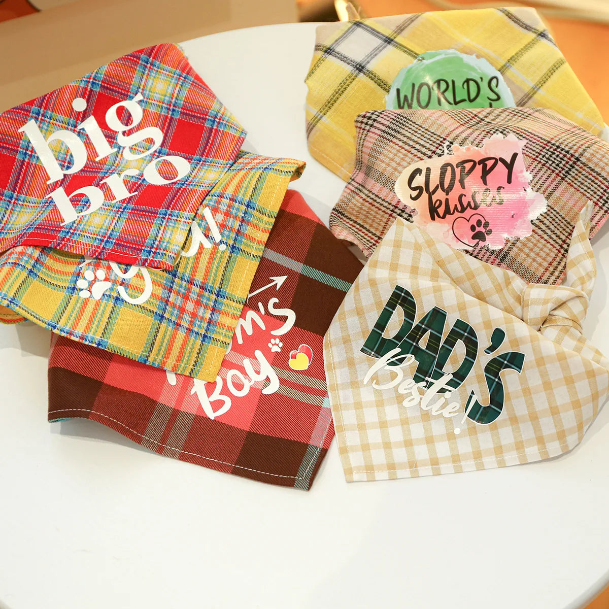 Festival Dog Bandana with Tassels