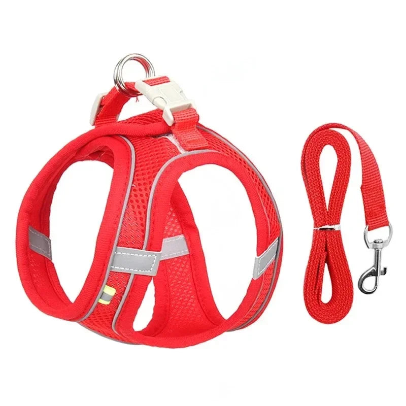 Dog Accessories Small Dog Collar Safety Vest Pet Chest Rope