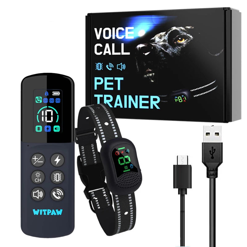 Dog Training Collar with Remote for Dogs 6500FT Remote Rechargeable  Beep/Vibration/Shock/Remote Calling