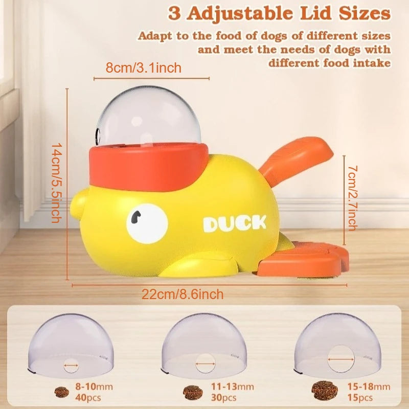 Interactive Duck Treat Dispenser Toy