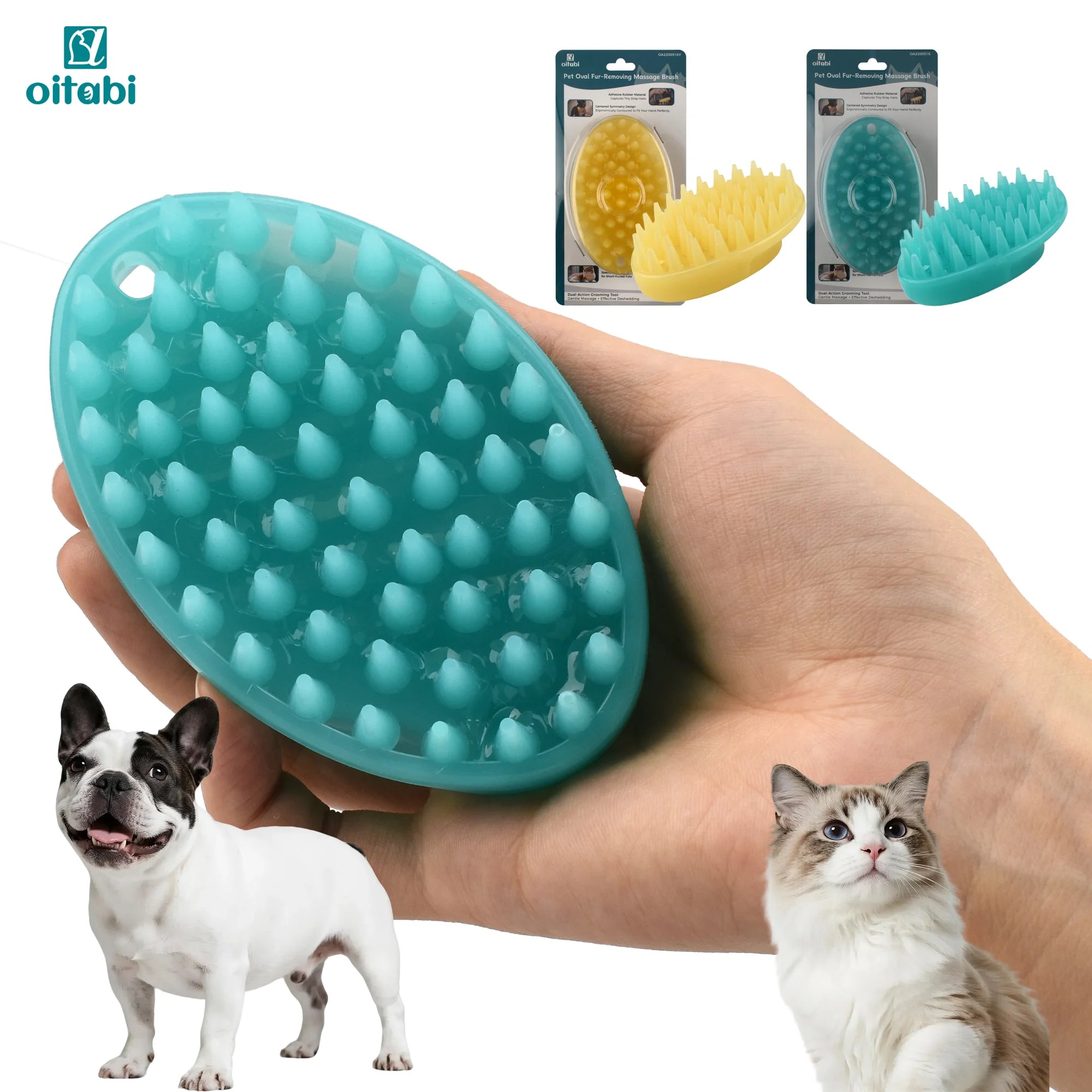 Soft Rubber Pet Brush