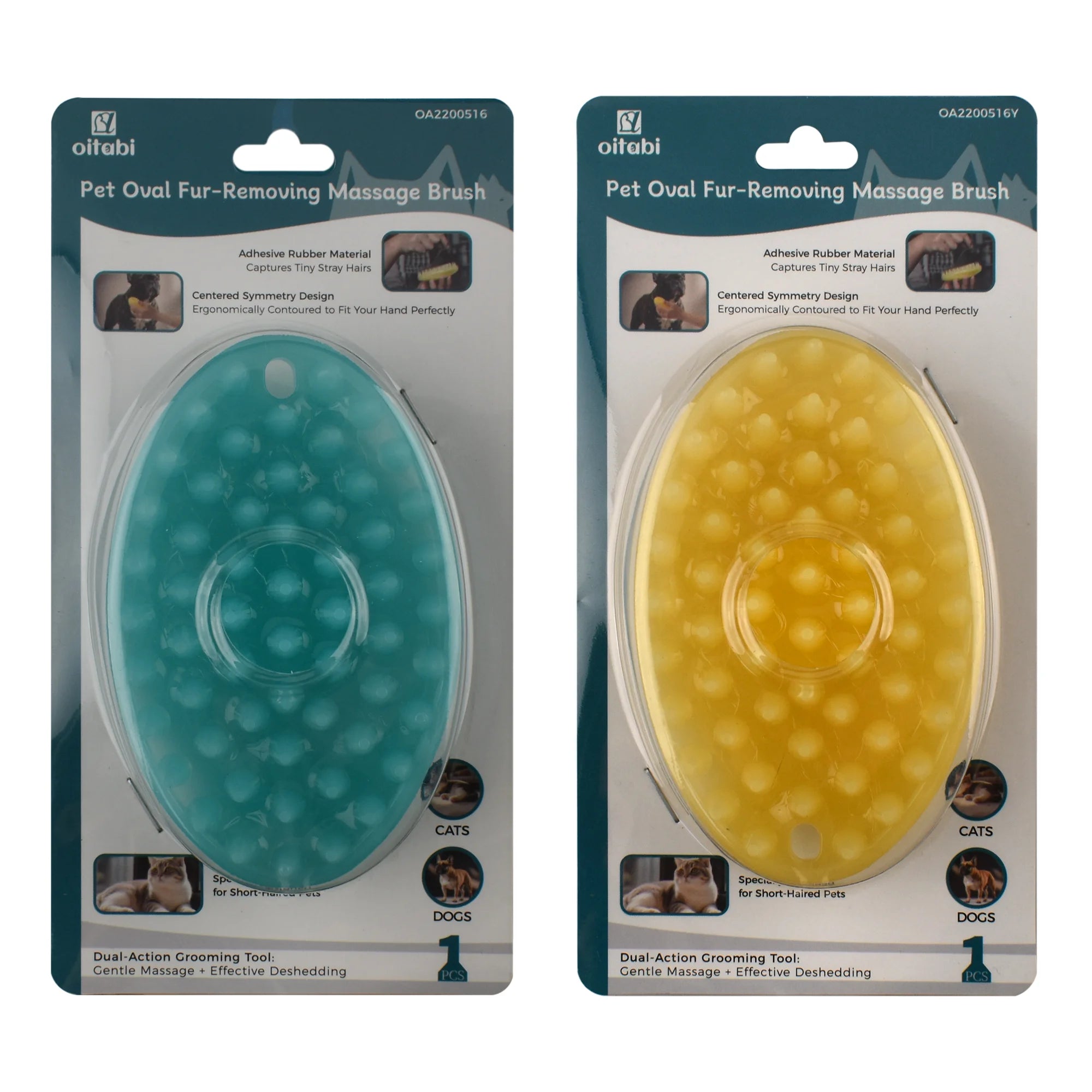 Soft Rubber Pet Brush