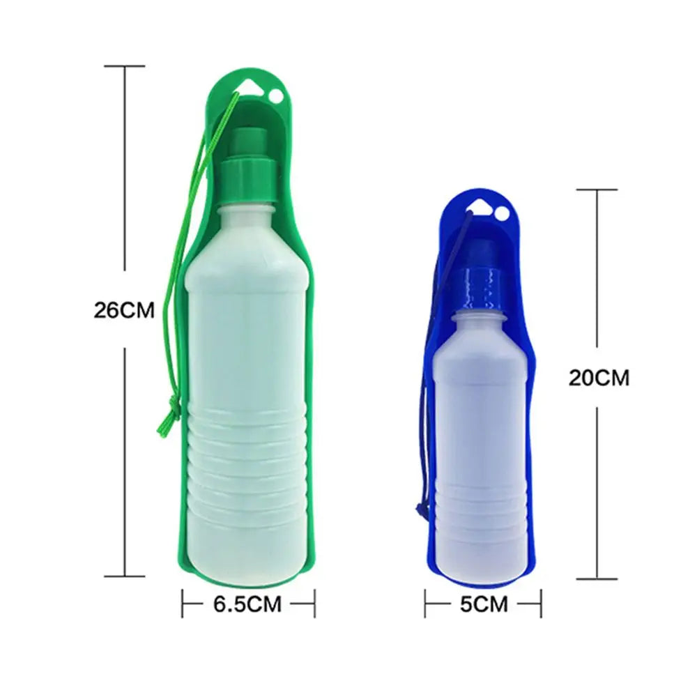 Portable Pet Dog Water Bottle Travel Cup Outdoor Feeder Dispenser