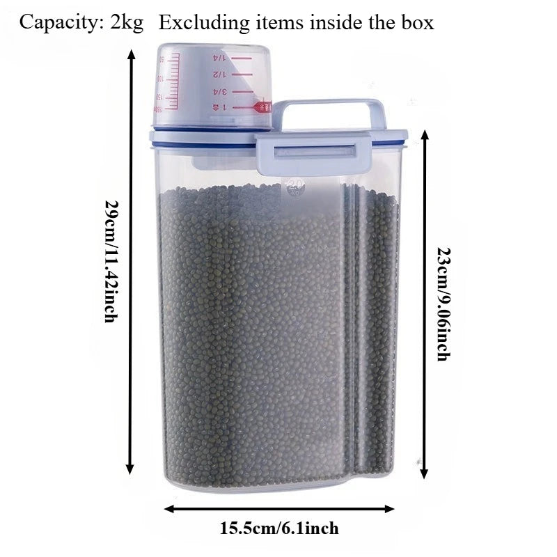Premium Pet Food Storage Container with Airtight Seal - Durable, Large Capacity, Easy Clean & Stylish Design for Dogs