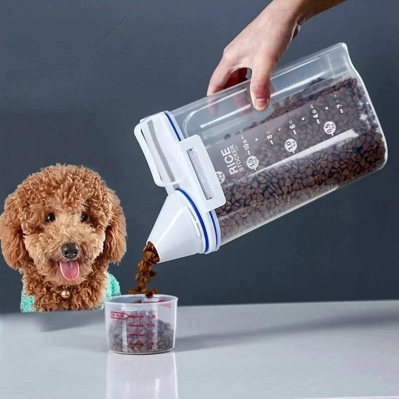 Premium Pet Food Storage Container with Airtight Seal - Durable, Large Capacity, Easy Clean & Stylish Design for Dogs