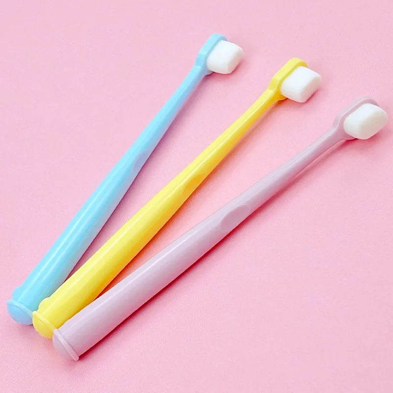 Dog Teeth Cleaning  Oral Care Dog Toothbrushes Soft Dense Hair Tooth Brush for Dogs Mouth Cleaning