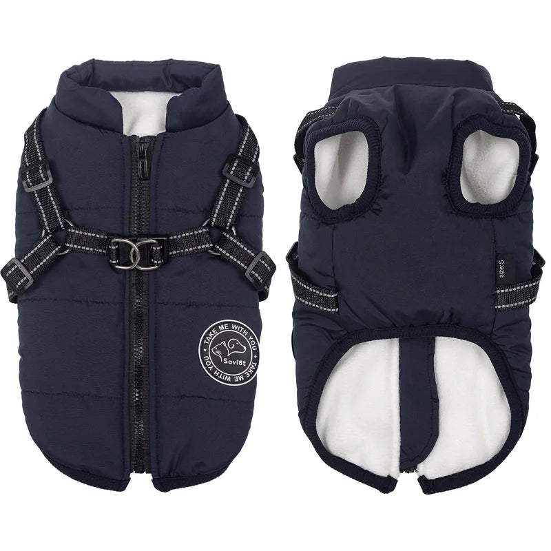 Winter Warm Dog Jacket Waterproof Dog Coat