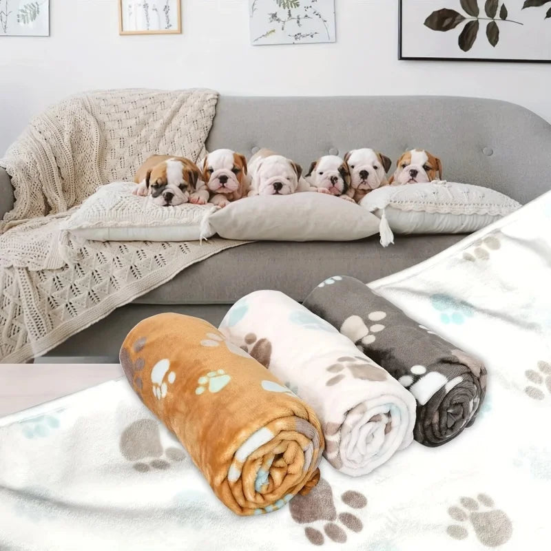 Paw Print Pet Blankets