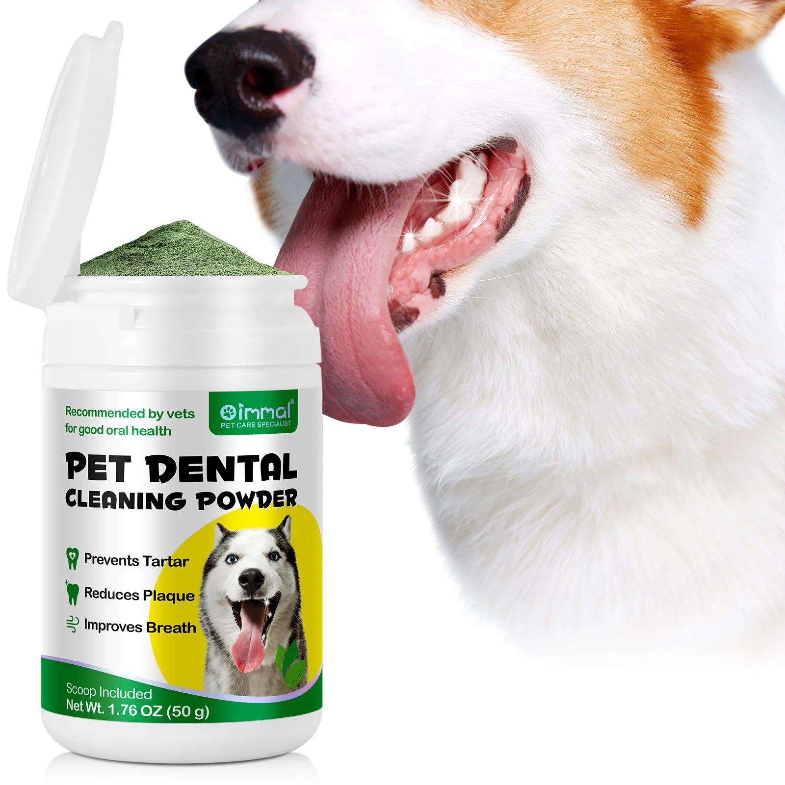 50g Pet Dental Cleaning Powder for Dogs Recommended by vets for good oral health