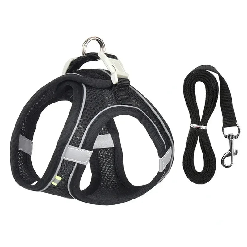 Dog Accessories Small Dog Collar Safety Vest Pet Chest Rope