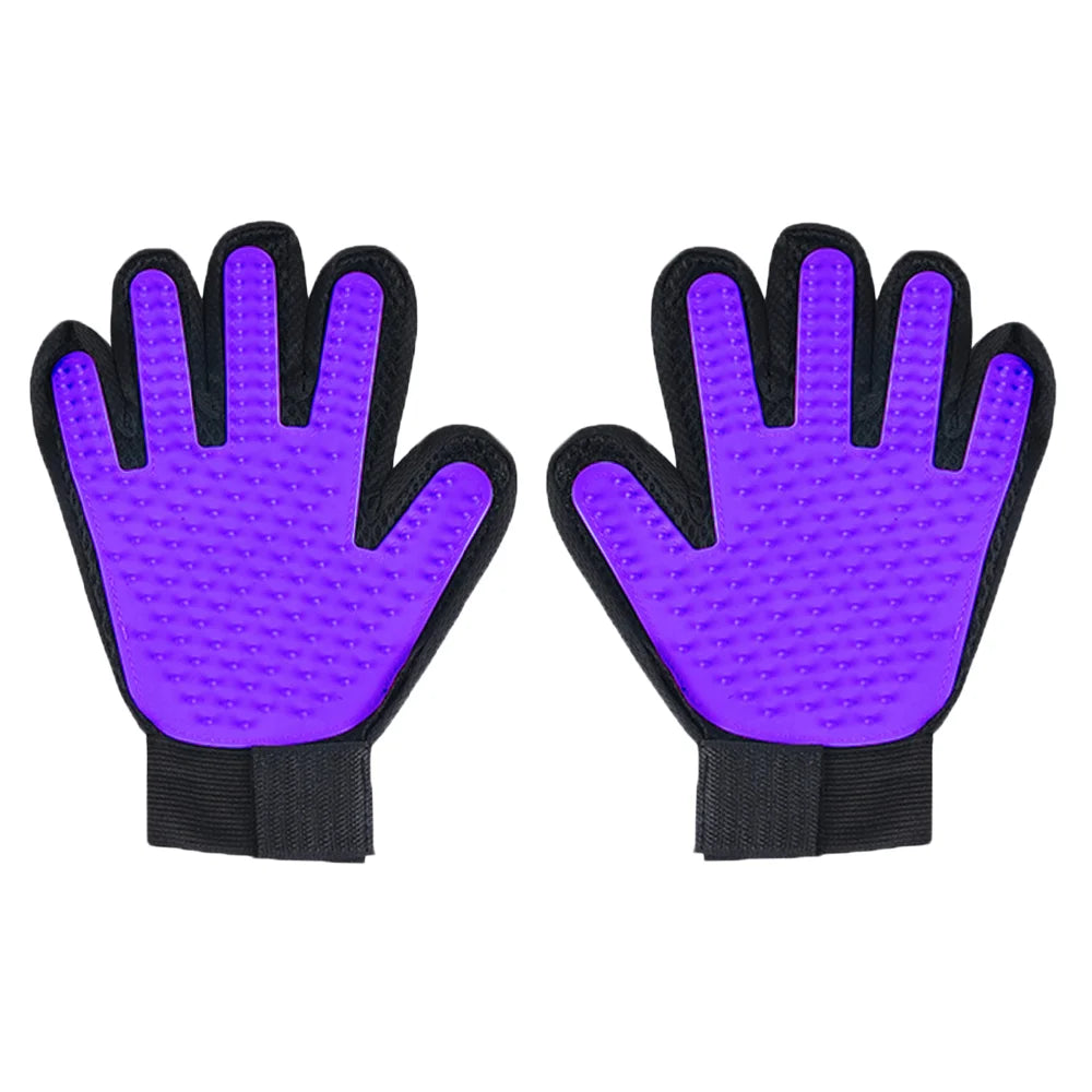 5-in-1 Pet Grooming Gloves