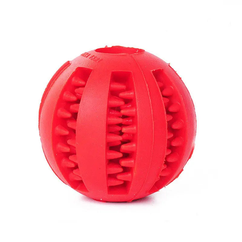 Dog Toy Ball, Nontoxic Bite Resistant Toy Ball for Pet Dogs Food Treat Feeder