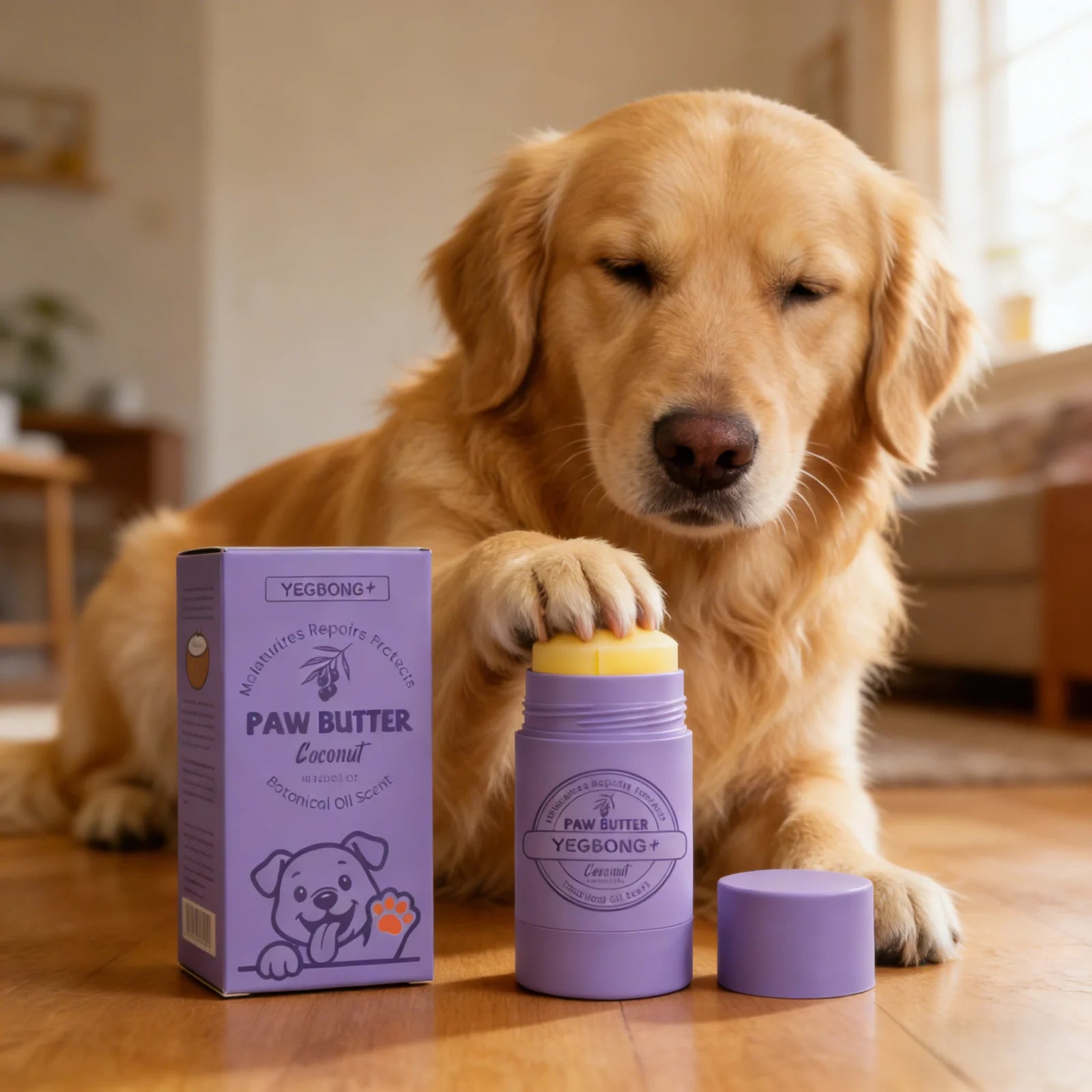 YEGBONG Paw Care Cream for Dogs Deep Moisturizing Improve Drying Not Slipping Coconut Oil